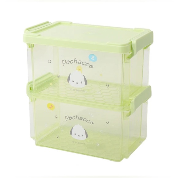 Sanrio Pochacco Buckle Series Storage Box (Double-layered) - Picture 4 of 7